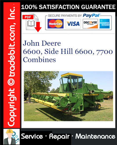 Thumbnail John Deere 6600, Side Hill 6600, 7700 Combines Service Repair Manual Download ★ Thumbnail John Deere 6600, Side Hill 6600, 7700 Combines Service Repair Manual Download ★
