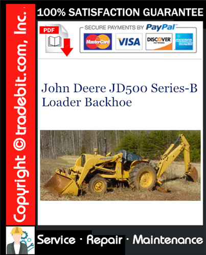 Thumbnail John Deere JD500 Series-B Loader Backhoe Service Repair Manual Download ★ Thumbnail John Deere JD500 Series-B Loader Backhoe Service Repair Manual Download ★