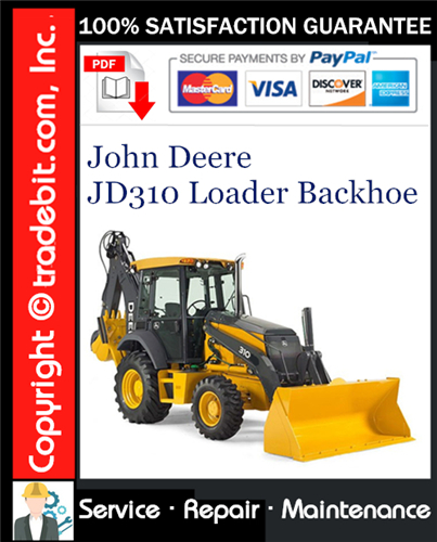 Thumbnail John Deere JD310 Loader Backhoe Service Repair Manual Download ★ Thumbnail John Deere JD310 Loader Backhoe Service Repair Manual Download ★