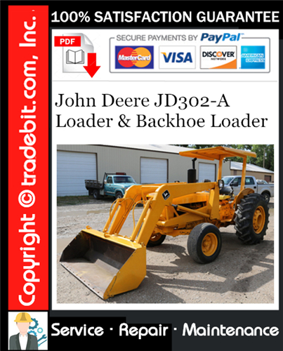 Thumbnail John Deere JD302-A Loader & Backhoe Loader Service Repair Manual Download ★ Thumbnail John Deere JD302-A Loader & Backhoe Loader Service Repair Manual Download ★