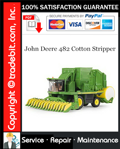 Thumbnail John Deere 482 Cotton Stripper Service Repair Manual Download ★ Thumbnail John Deere 482 Cotton Stripper Service Repair Manual Download ★
