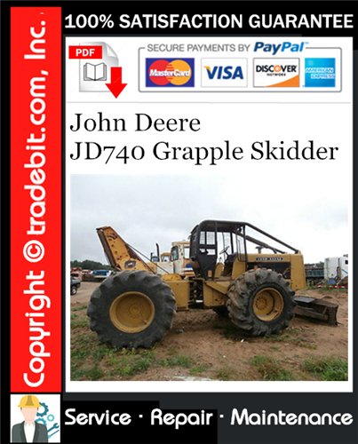 Thumbnail John Deere JD740 Grapple Skidder Service Repair Manual Download ★ Thumbnail John Deere JD740 Grapple Skidder Service Repair Manual Download ★