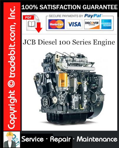 Thumbnail JCB Diesel 100 Series Engine Service Repair Manual Download ★