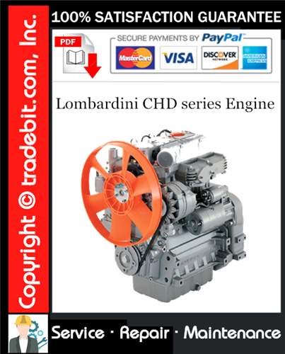 Thumbnail Lombardini CHD series Engine Service Repair Manual Download ★