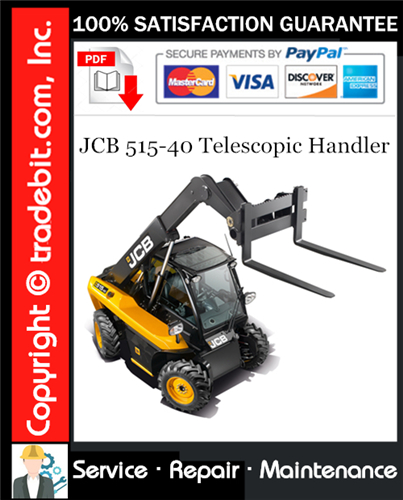 Thumbnail JCB 515-40 Telescopic Handler Service Repair Manual Download ★ Thumbnail JCB 515-40 Telescopic Handler Service Repair Manual Download ★