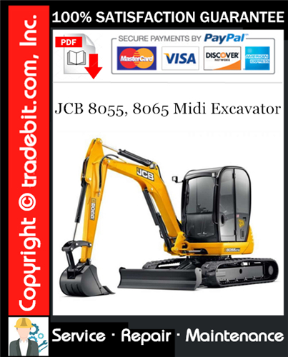 Thumbnail JCB 8055, 8065 Midi Excavator Service Repair Manual Download ★ Thumbnail JCB 8055, 8065 Midi Excavator Service Repair Manual Download ★