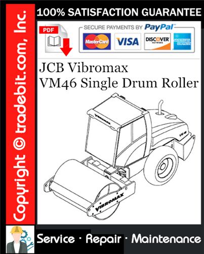 Thumbnail JCB Vibromax VM46 Single Drum Roller Service Repair Manual Download ★ Thumbnail JCB Vibromax VM46 Single Drum Roller Service Repair Manual Download ★