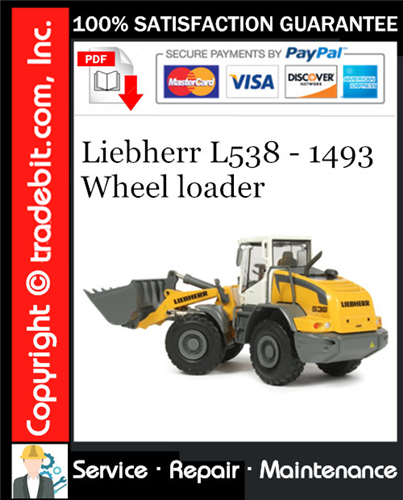 Thumbnail Liebherr L538 - 1493 Wheel loader Service Repair Manual Download ★