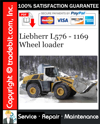 Thumbnail Liebherr L576 - 1169 Wheel loader Service Repair Manual Download ★