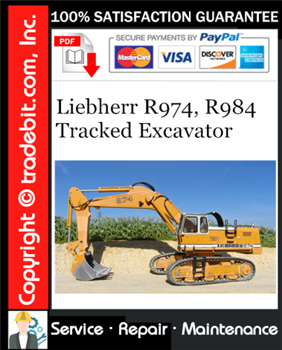 Thumbnail Liebherr R974, R984 Tracked Excavator Service Repair Manual Download ★