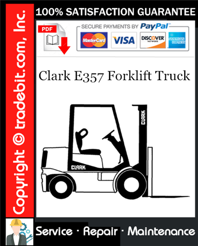 Thumbnail Clark E357 Forklift Truck Service Repair Manual Download ★ Thumbnail Clark E357 Forklift Truck Service Repair Manual Download ★