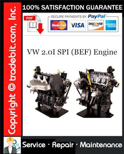 Thumbnail VW 2.0I SPI (BEF) Engine Service Repair Manual Download ★ Thumbnail VW 2.0I SPI (BEF) Engine Service Repair Manual Download ★