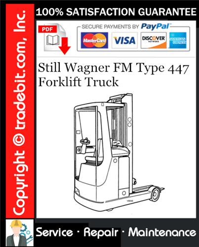 Thumbnail Still Wagner FM Type 447 Forklift Truck Service Repair Manual Download ★