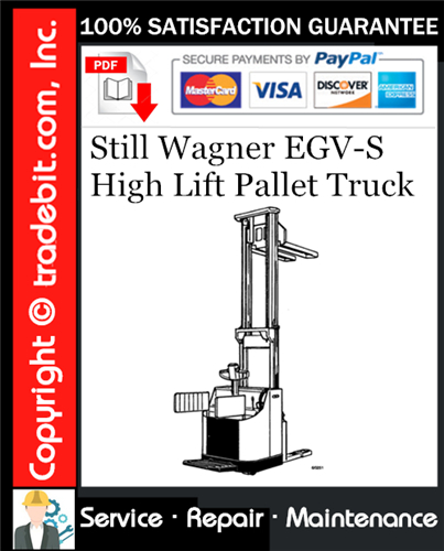 Thumbnail Still Wagner EGV-S High Lift Pallet Truck Service Repair Manual Download ★ Thumbnail Still Wagner EGV-S High Lift Pallet Truck Service Repair Manual Download ★