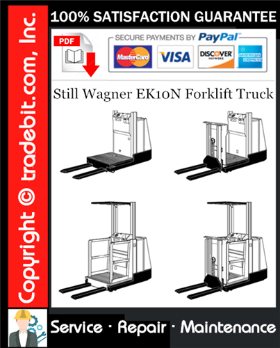 Thumbnail Still Wagner EK10N Forklift Truck Service Repair Manual Download ★ Thumbnail Still Wagner EK10N Forklift Truck Service Repair Manual Download ★