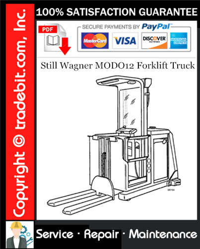 Thumbnail Still Wagner MODO12 Forklift Truck Service Repair Manual Download ★ Thumbnail Still Wagner MODO12 Forklift Truck Service Repair Manual Download ★