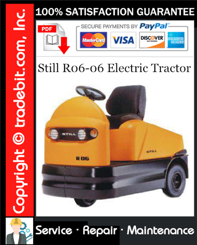 Thumbnail Still R06-06 Electric Tractor Service Repair Manual Download ★ Thumbnail Still R06-06 Electric Tractor Service Repair Manual Download ★