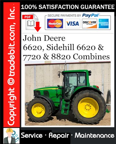 Thumbnail John Deere 6620, Sidehill 6620 & 7720 & 8820 Combines Service Repair Manual Download ★ Thumbnail John Deere 6620, Sidehill 6620 & 7720 & 8820 Combines Service Repair Manual Download ★