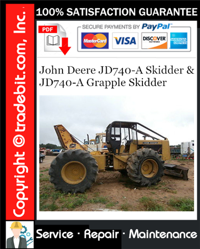 Thumbnail John Deere JD740-A Skidder & JD740-A Grapple Skidder Service Repair Manual Download ★ Thumbnail John Deere JD740-A Skidder & JD740-A Grapple Skidder Service Repair Manual Download ★