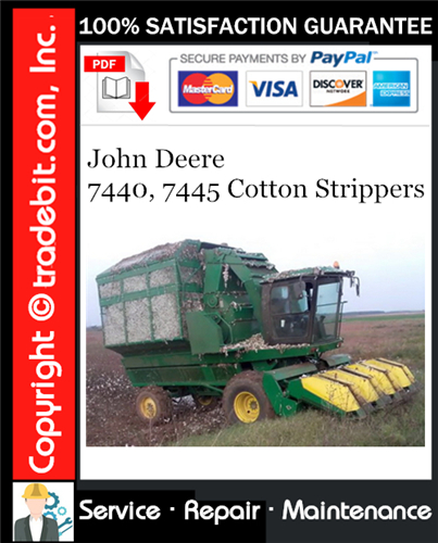 Thumbnail John Deere 7440, 7445 Cotton Strippers Service Repair Manual Download ★ Thumbnail John Deere 7440, 7445 Cotton Strippers Service Repair Manual Download ★