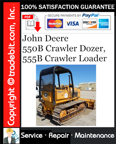 Thumbnail John Deere 550B Crawler Dozer, 555B Crawler Loader Service Repair Manual Download ★ Thumbnail John Deere 550B Crawler Dozer, 555B Crawler Loader Service Repair Manual Download ★