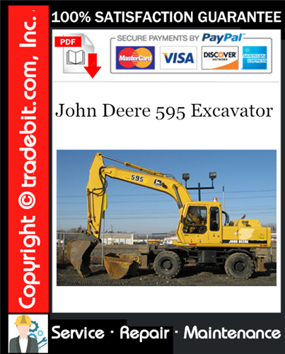 Thumbnail John Deere 595 Excavator Service Repair Manual Download ★ Thumbnail John Deere 595 Excavator Service Repair Manual Download ★