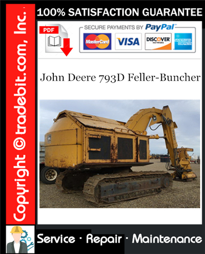 Thumbnail John Deere 793D Feller-Buncher Service Repair Manual Download ★ Thumbnail John Deere 793D Feller-Buncher Service Repair Manual Download ★