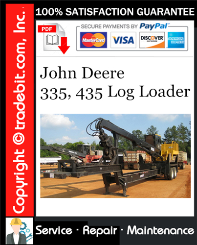 Thumbnail John Deere 335, 435 Log Loader Service Repair Manual Download ★ Thumbnail John Deere 335, 435 Log Loader Service Repair Manual Download ★