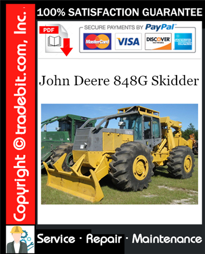 Thumbnail John Deere 848G Skidder Service Repair Manual Download ★ Thumbnail John Deere 848G Skidder Service Repair Manual Download ★