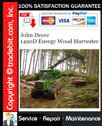 Thumbnail John Deere 1490D Energy Wood Harvester Service Repair Manual Download ★