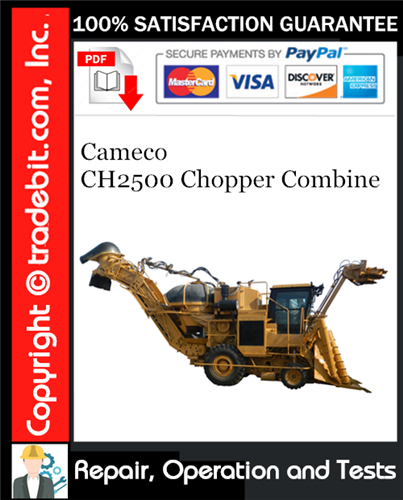 Thumbnail Cameco CH2500 Chopper Combine Repair, Operation and Tests Technical Manual Download ★