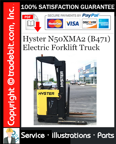 Thumbnail Hyster N50XMA2 (B471) Electric Forklift Truck Parts Manual Download ★ Thumbnail Hyster N50XMA2 (B471) Electric Forklift Truck Parts Manual Download ★