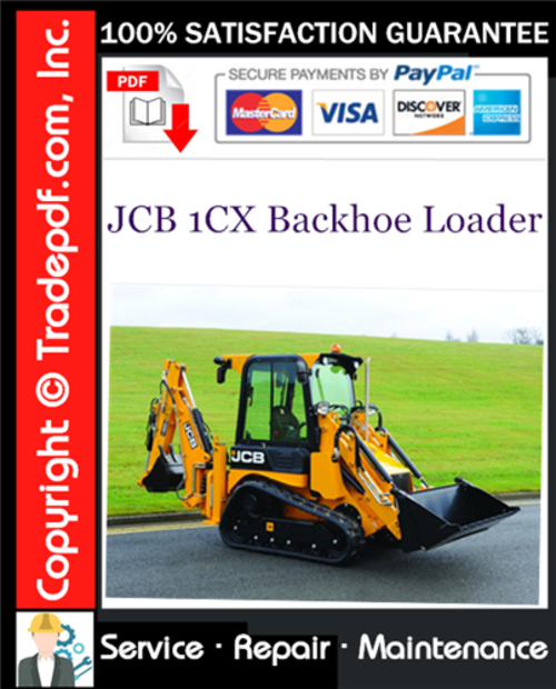 Product picture JCB 1CX Backhoe Loader Service Repair Manual Download ★