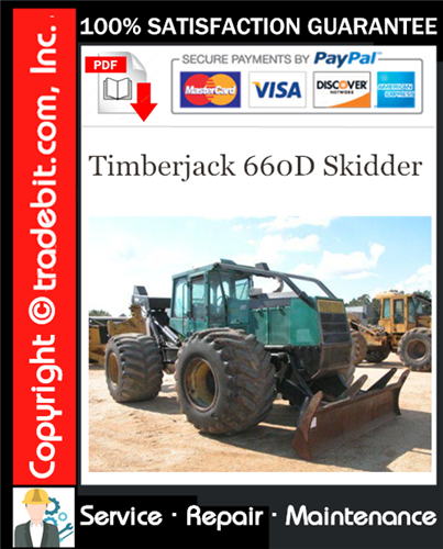 Product picture Timberjack 660D Skidder Service Repair Manual Download (S/N: 10EC1223 and up) ★