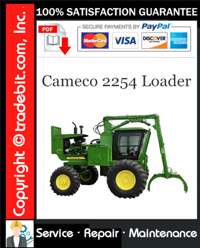 Product picture Cameco 2254 Loader Service Repair Manual Download ★