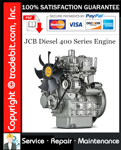 Product picture JCB Diesel 400 Series Engine Service Repair Manual Download ★