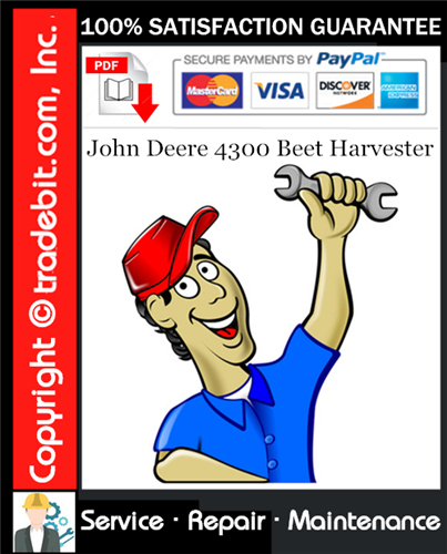 Product picture John Deere 4300 Beet Harvester Service Repair Manual Download ★