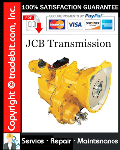 Product picture JCB Transmission Service Repair Manual Download ★