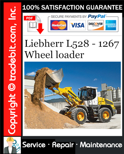 Product picture Liebherr L528 - 1267 Wheel loader Service Repair Manual Download ★