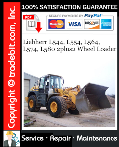 Product picture Liebherr L544, L554, L564, L574, L580 2plus2 Wheel Loader Service Repair Manual Download ★