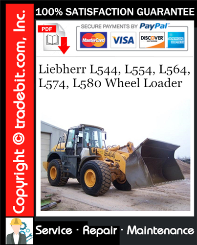 Product picture Liebherr L544, L554, L564, L574, L580 Wheel Loader Service Repair Manual Download ★