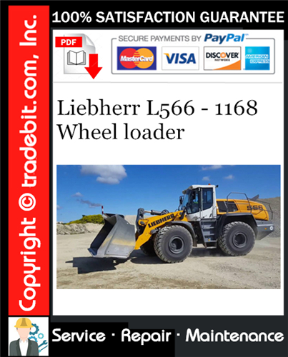 Product picture Liebherr L566 - 1168 Wheel loader Service Repair Manual Download ★