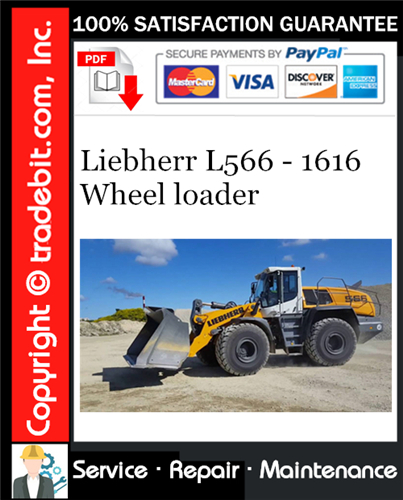 Product picture Liebherr L566 - 1616 Wheel loader Service Repair Manual Download ★