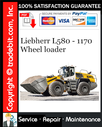 Product picture Liebherr L580 - 1170 Wheel loader Service Repair Manual Download ★