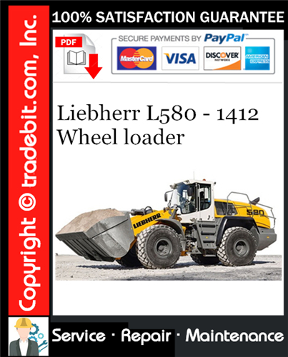 Product picture Liebherr L580 - 1412 Wheel loader Service Repair Manual Download ★