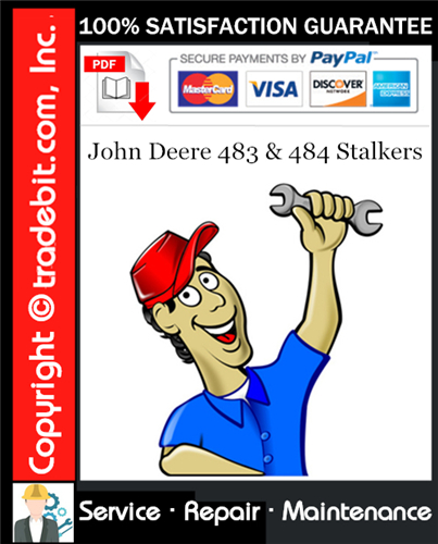 Product picture John Deere 483 & 484 Stalkers Service Repair Manual Download ★
