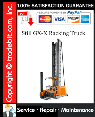 Product picture Still GX-X Racking Truck Service Repair Manual Download ★