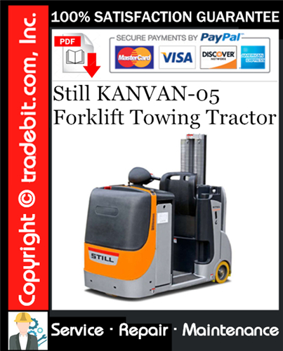 Product picture Still KANVAN-05 Forklift Towing Tractor Service Repair Manual Download ★