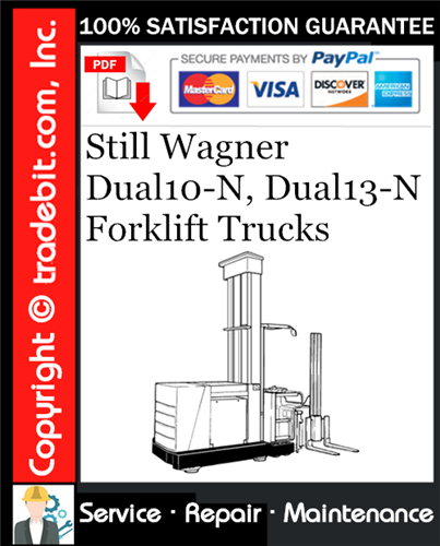 Product picture Still Wagner Dual10-N, Dual13-N Forklift Trucks Service Repair Manual Download ★