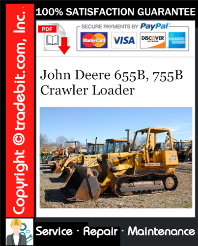 Product picture John Deere 655B, 755B Crawler Loader Repair Technical Manual Download ★